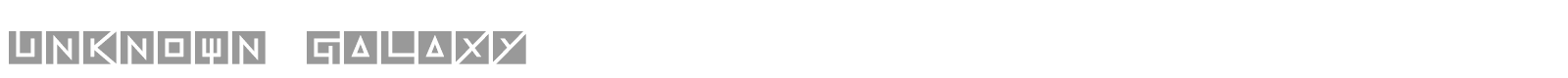 Unknown Galaxy font preview